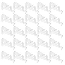 120Pcs Plastic Valance Retainer Clips Hidden for Window Blinds