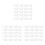120Pcs Plastic Valance Retainer Clips Hidden for Window Blinds 6