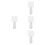 4Pcs White Acrylic Cheering Sticks with LED Light for DIY Sublimation 8
