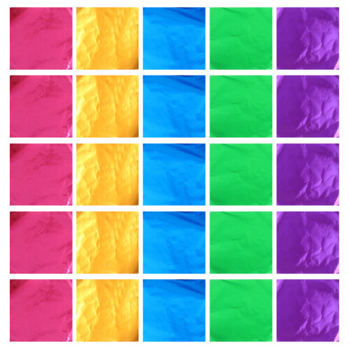 2000Pièces Papier Aluminium Couleur Assortie 2