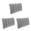3Pièces Oreillers Gonflables PVC Camping Portable Support Dorsal Gris 8
