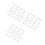 120Pcs Plastic Valance Retainer Clips Hidden for Window Blinds 9