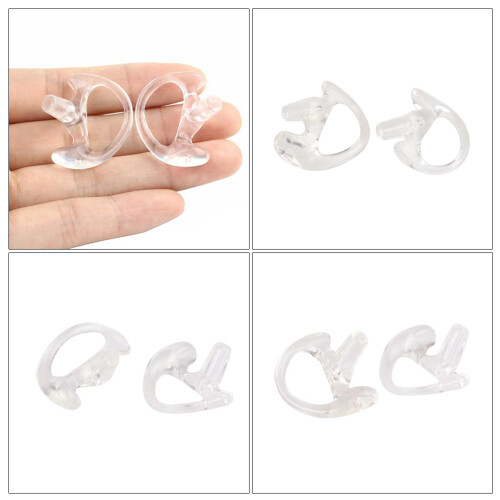 4Pairs Waterproof Silicone Ear Plugs Noise Reducing for Interphone Use 1