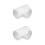 2Pièces T-Forme Durable Pour Tuyaux D'air 8
