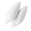 4Pièces Inserts De Coussin Blancs Carrés En Matière Pour Salon 3
