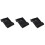 3Pcs Hair Scissors Storage Black - Practical Salon Tools Organizer 3