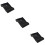 3Pcs Hair Scissors Storage Black - Practical Salon Tools Organizer 8