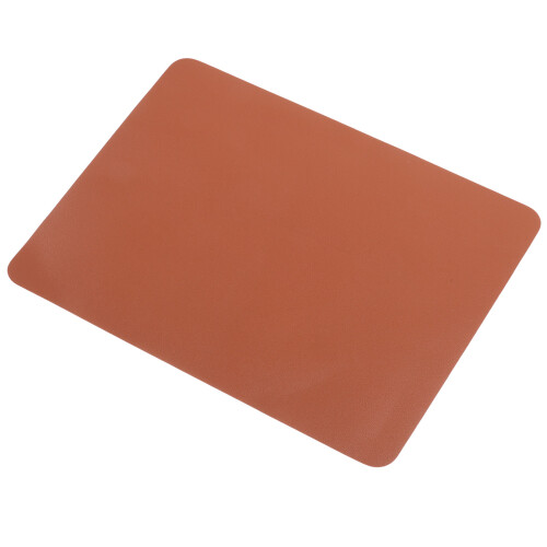 2Pcs Light Brown Desk Pad Office Mouse Pad Non-Slip Waterproof 2