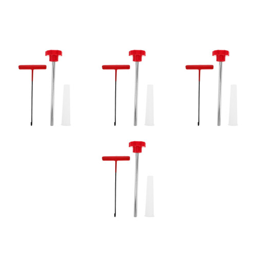 4Ensembles Outil Valve Portatif Alliage Rouge Usage Auto 2