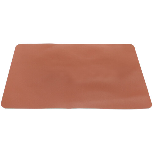 2Pcs Light Brown Desk Pad Office Mouse Pad Non-Slip Waterproof 1