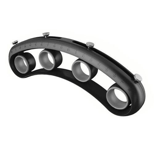 2Pièces Élargisseur Doigts ABS Silicone Noir Résistant 1