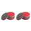 40Pcs Bowling Ball Maintenance Kit Red Sponge Sanding Pads Set 7