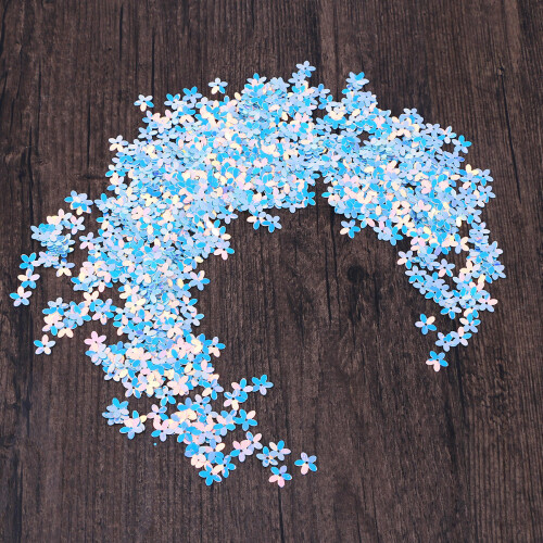800Pièces Fleurs Bleues Sequins Patchs Couture Vêtements DIY 2