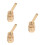 3Pcs Durable Brass Fountain Nozzles Golden Adjustable 7