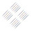 20Pièces Ensemble Outils Métalliques Nail Art Dotting Pen Multicolor Double 6