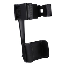 2Pièces Support GPS ABS Noir Compact À Clipper Sur Rétroviseur