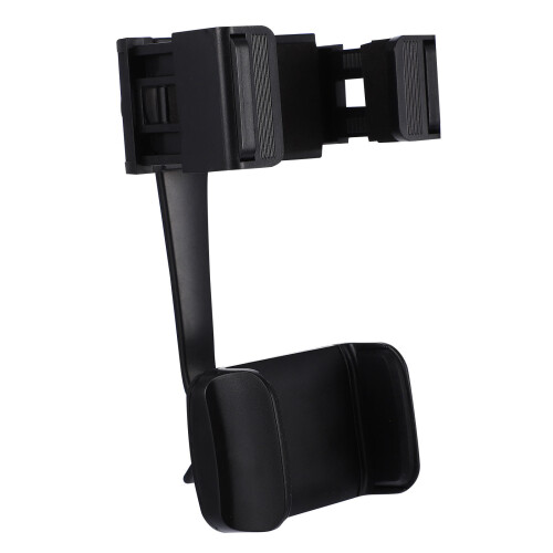 2Pièces Support GPS ABS Noir Compact À Clipper Sur Rétroviseur