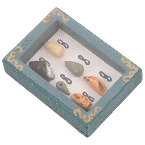 2Pièces Boîte Miniature En Bois DIY Pour Maison De 1