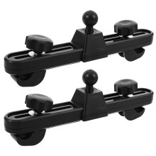 10Pcs Car Fan Mounting Kit Black Adjustable Suction Cup Seat Back Clip