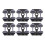 30Pcs Precision Model Train Wheels Black Plastic for Kids Toy Sets 2