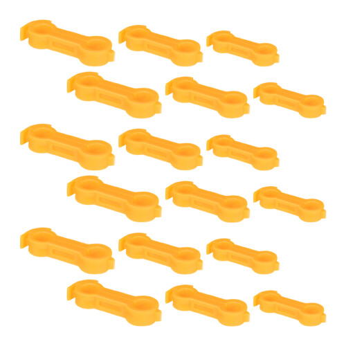 54Pcs Comfortable PVC Chick Leg Corrector Bands for Healthy Growth