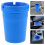 4Pièces Cendrier Auto Portable Bleu Plastique Compact Pour 11