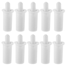 200Pcs White Spring Loaded Cabinet Door and Window Shutter Repair Pins