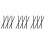 18Pcs Multifunctional Black Nylon Ski Pole Wrist Straps Adjustable Fit 4