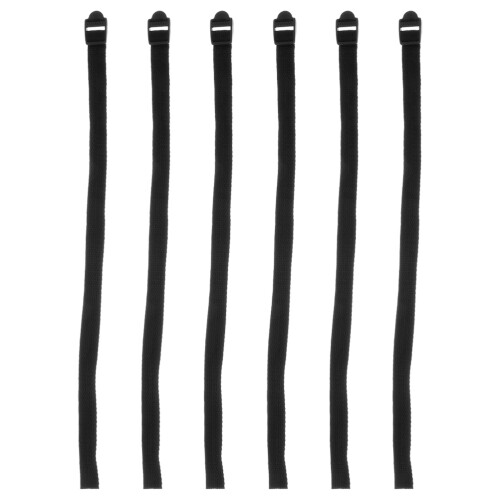 18Pcs Multifunctional Black Nylon Ski Pole Wrist Straps Adjustable Fit 1