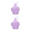2Pièces Couches Coton Pour Chiennes En Violet 10