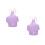 2Pièces Couches Coton Pour Chiennes En Violet 8