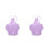 2Pièces Couches Coton Pour Chiennes En Violet 5