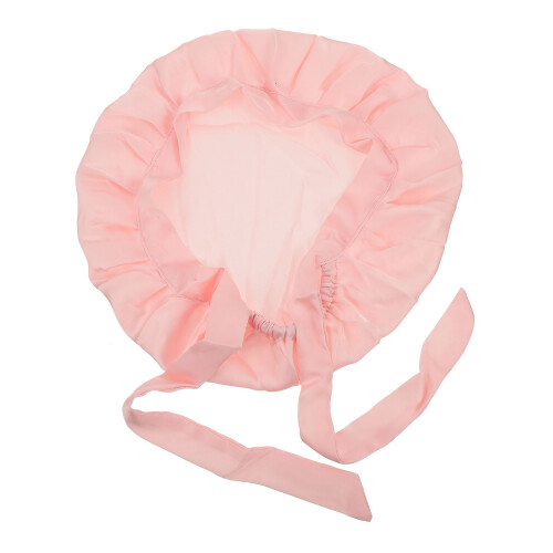 2Pièces Bonnet Protecteur En Soie Rose Pour Longs Usage