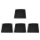 4Pièces Inserts Coussin Noir Mousse Support Ferme 7