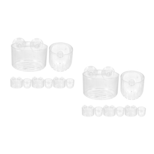 16Pièces Transparent En Pour Aquarium 2