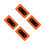 4Pièces Connecteur Paddle En PVC Orange, Stabilité Rapidité 6