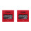 2Pièces Sirène Plastique Rouge Clé Reset Pour 4
