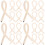 20Pcs Adjustable Beige Hooks for Storage Bendable Door Hanging Rack 6