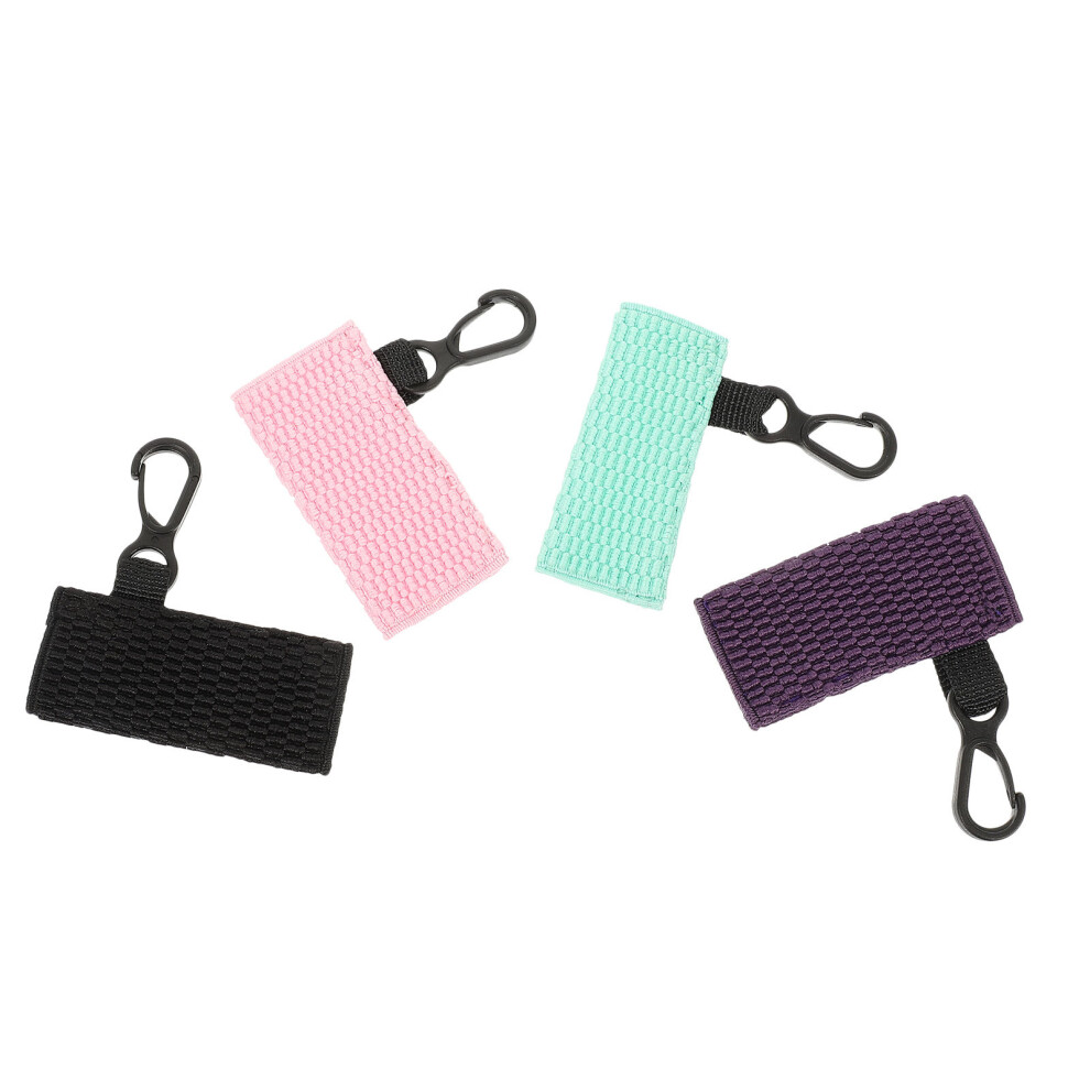 Aboofan 16Pcs Small Lipstick Carrying Covers Keychains Durable Assorted Colors