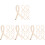20Pcs Adjustable Beige Hooks for Storage Bendable Door Hanging Rack 4