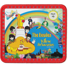 The Beatles Yellow Submarine Stars Border Woven Standard Patch