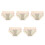 5Pièces Brassières -Taille En Matcha Satiné Élégant 8