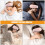 8Pièces Bandeau Cache-Oreilles Coton Pour 8