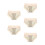 5Pièces Brassières -Taille En Matcha Satiné Élégant 3