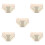 5Pièces Brassières -Taille En Matcha Satiné Élégant 5