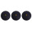 3Pièces Noires De Racket Élastiques Pour Entraînement Sports 4