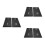 6 Pièces Support Affichage Plastique 1:12 Pour 5