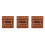 3Pièces Tuiles Bois Vissé Patio Balcon Design Renforcé 8