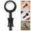 4Pièces Kit Montage Accélérateur Pouce Aluminium Noir 10