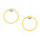 2Pcs Smooth Surface Yellow Round Embroidery Hoops for Craft Projects 7
